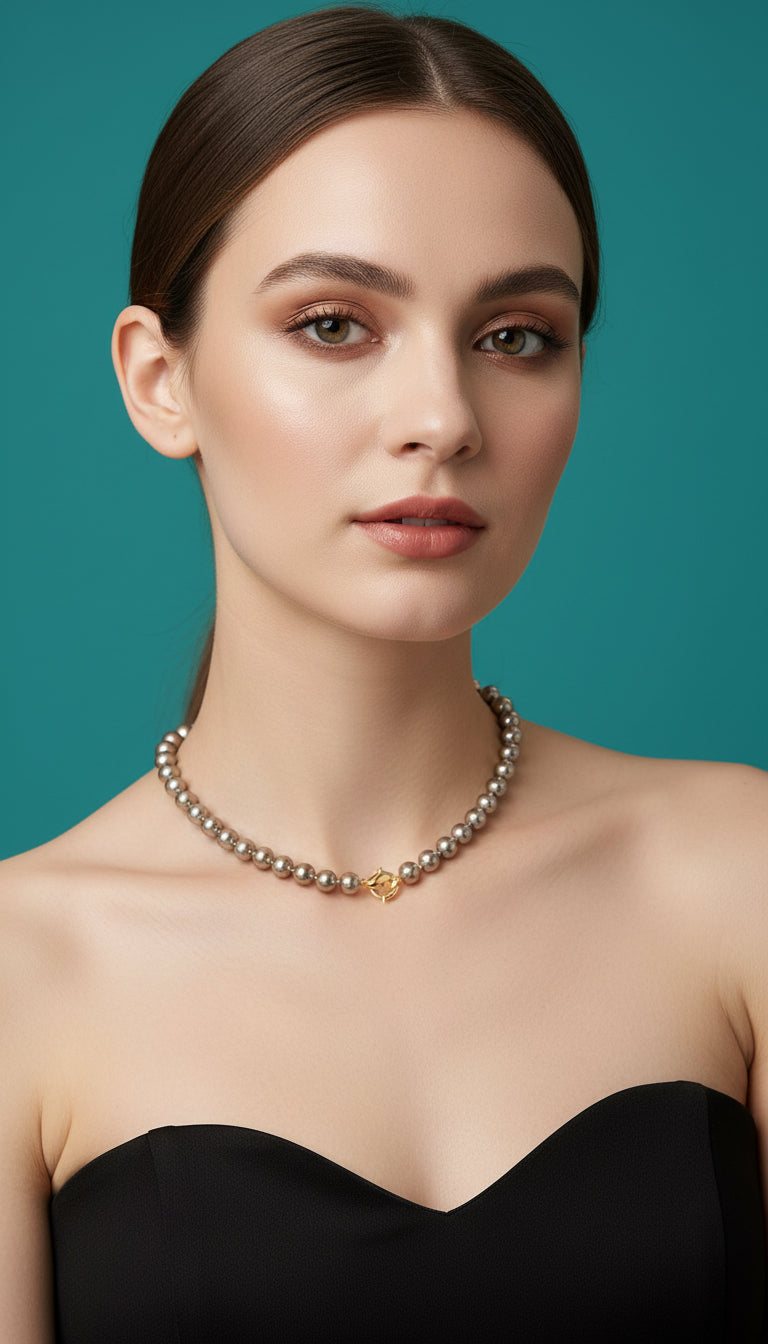 Collar de perlas de agua